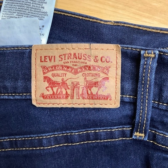 LEVI'S 311 Dark Blue Shaping Skinny Jeans Size 30 - Picture 6 of 13